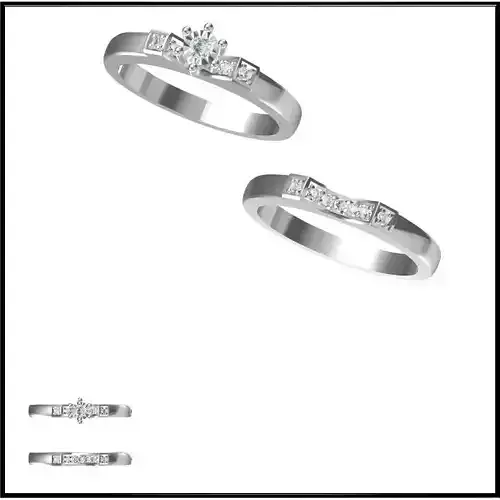 JCD Format Cheap bridal set rings cad bridal set ring