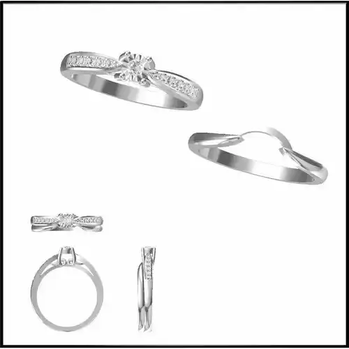 JCD Format Cheap bridal set rings autocad jewelry