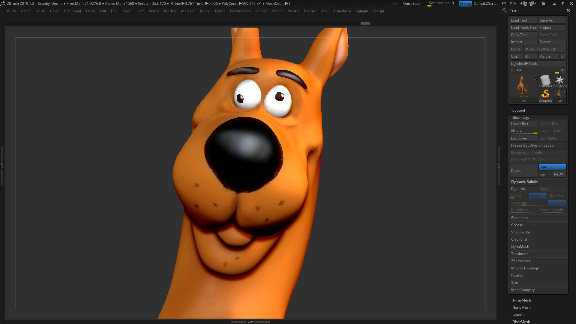 Scooby Doo 3D print model_6