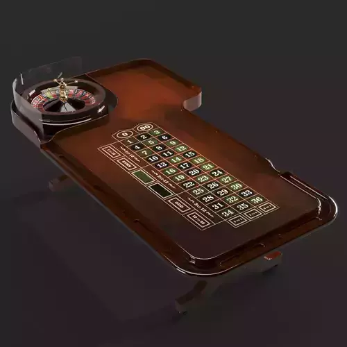 casino roulette table  3D model