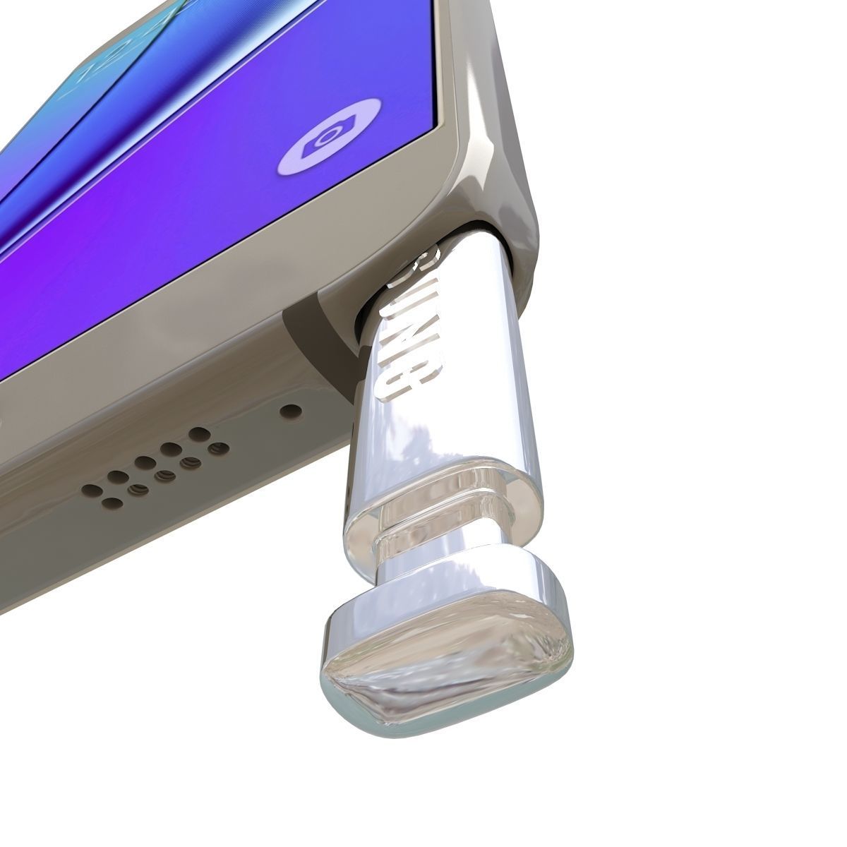 Samsung Galaxy Note 5 Gold Platinum 3D model_13