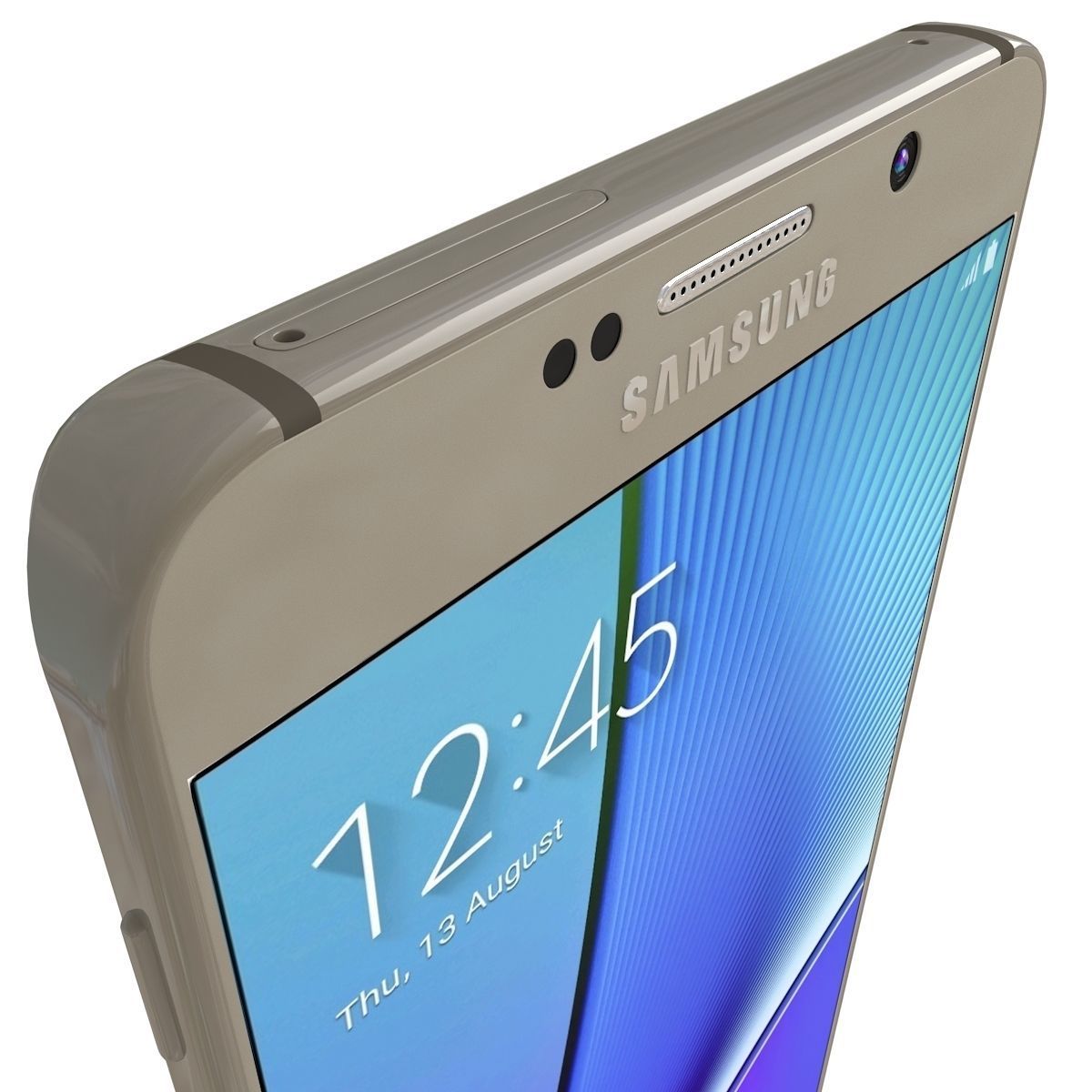 Samsung Galaxy Note 5 Gold Platinum 3D model_12