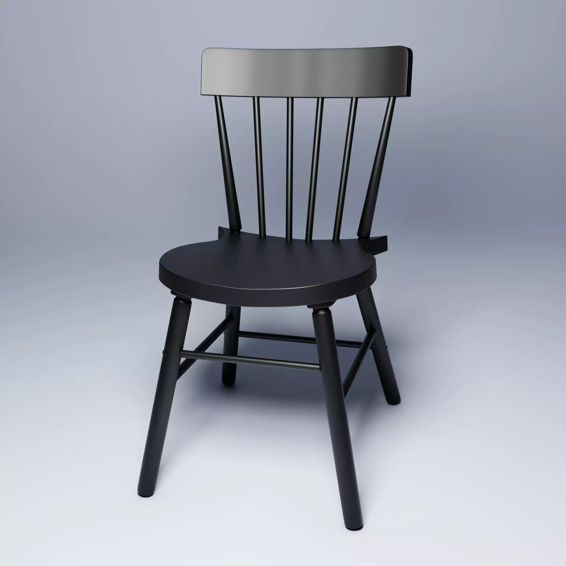Black Chair NORRARYD Free 3D model