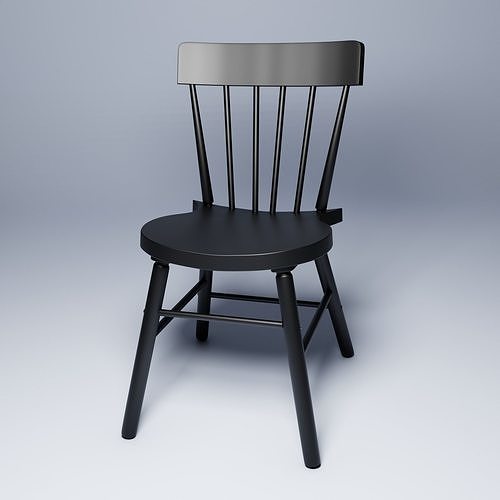 Black Chair NORRARYD Free 3D model