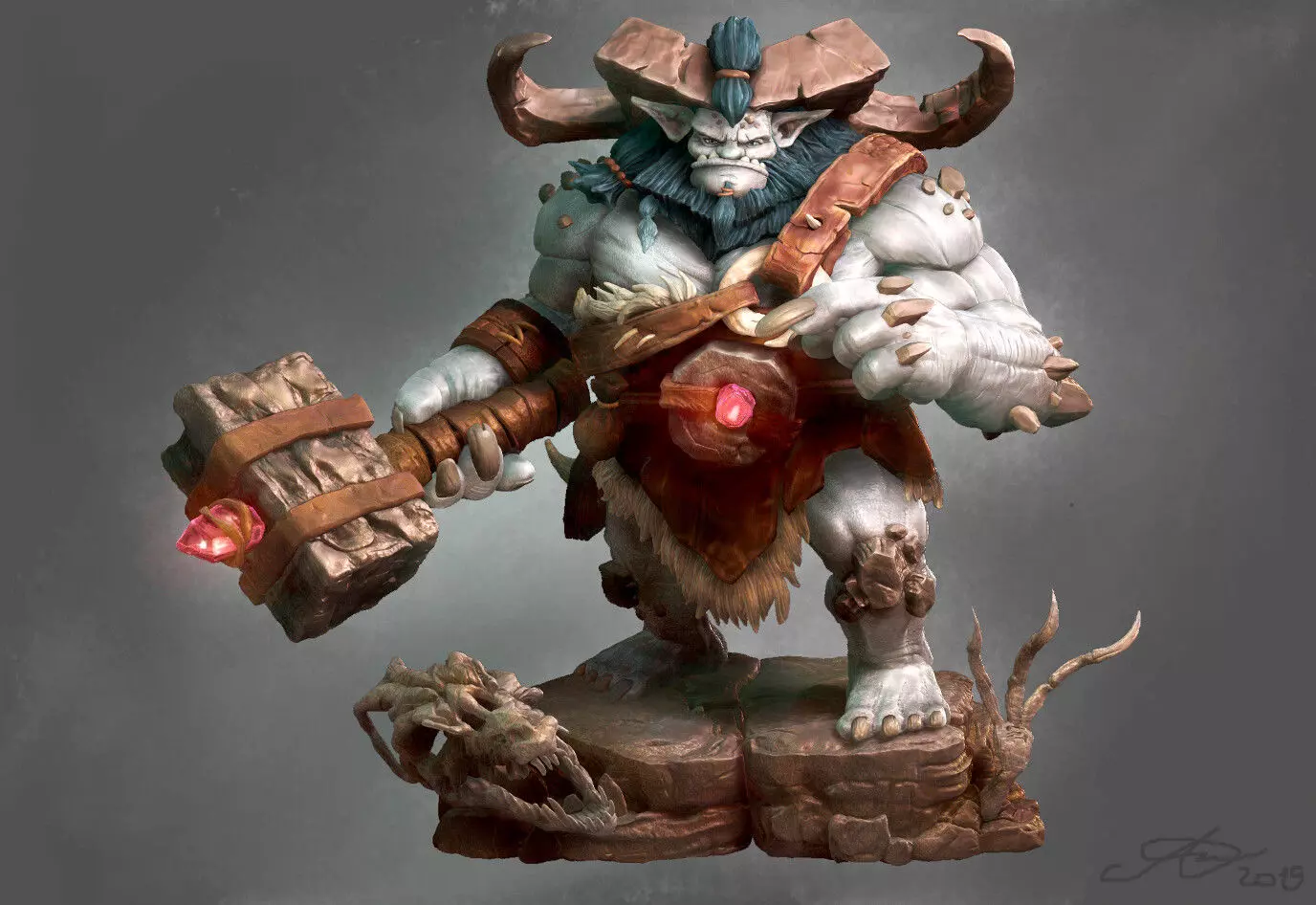 Ogre Bugbear WOW Fanart 3D print model_0