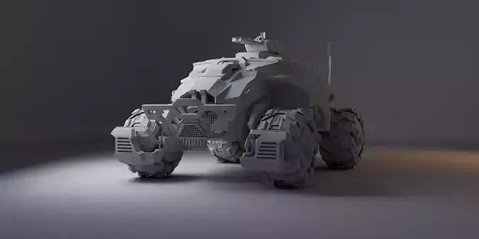 Monster Car 3D model