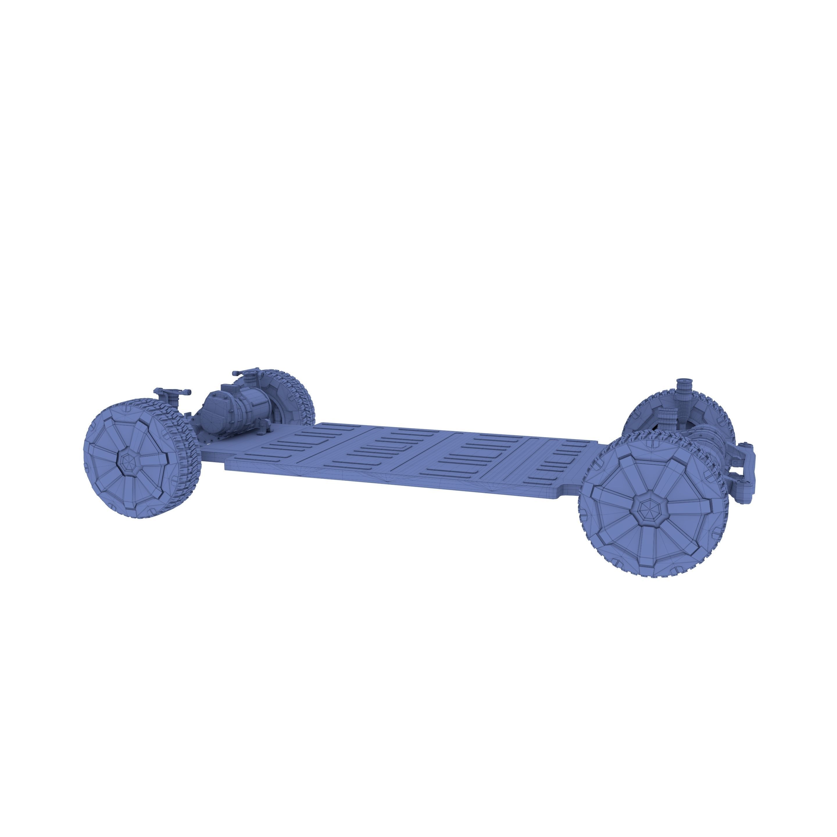 Tesla Cybertruck Chassis 3D model_17