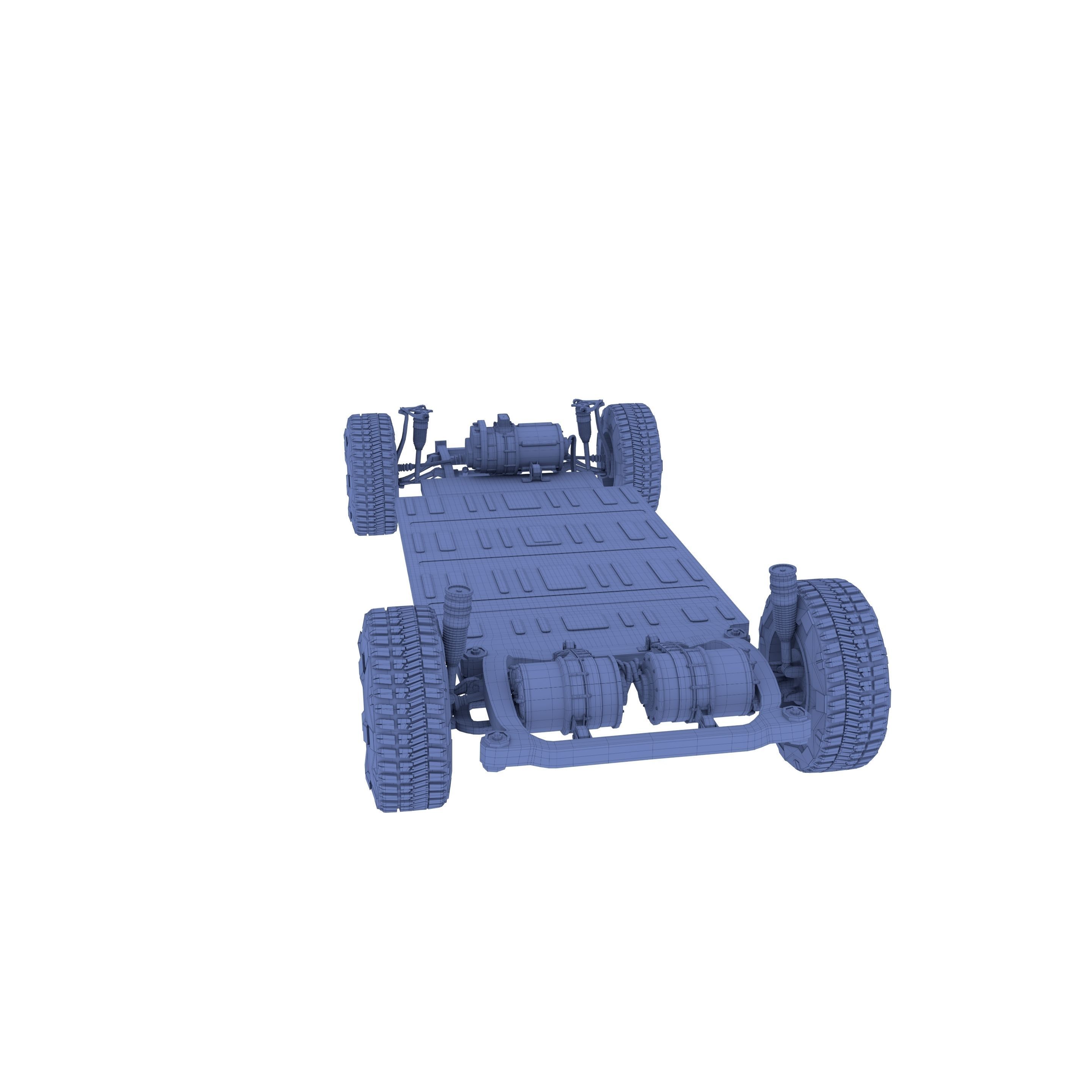 Tesla Cybertruck Chassis 3D model_20