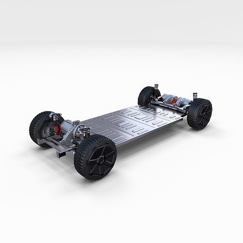Tesla Cybertruck Chassis 3D model