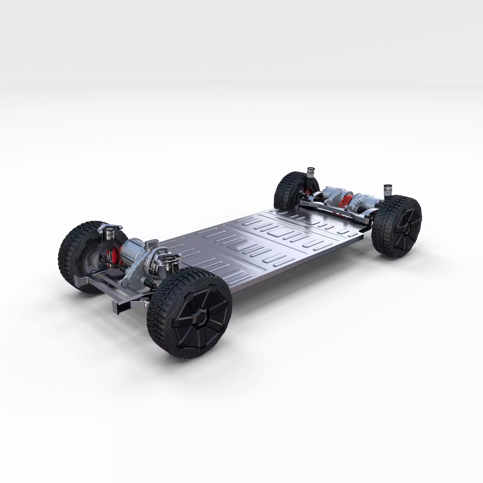 Tesla Cybertruck Chassis 3D model_0