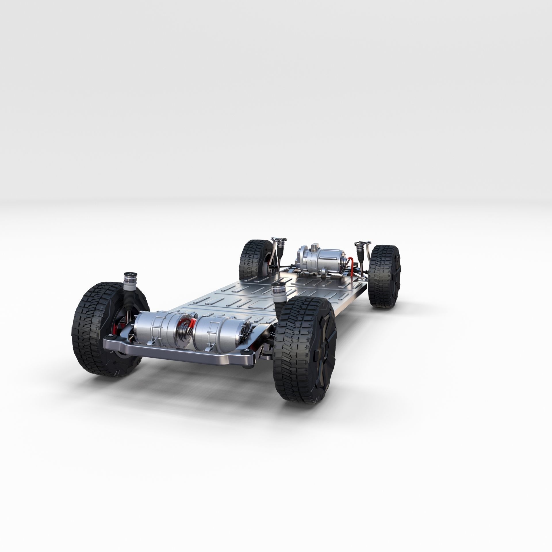 Tesla Cybertruck Chassis 3D model_4