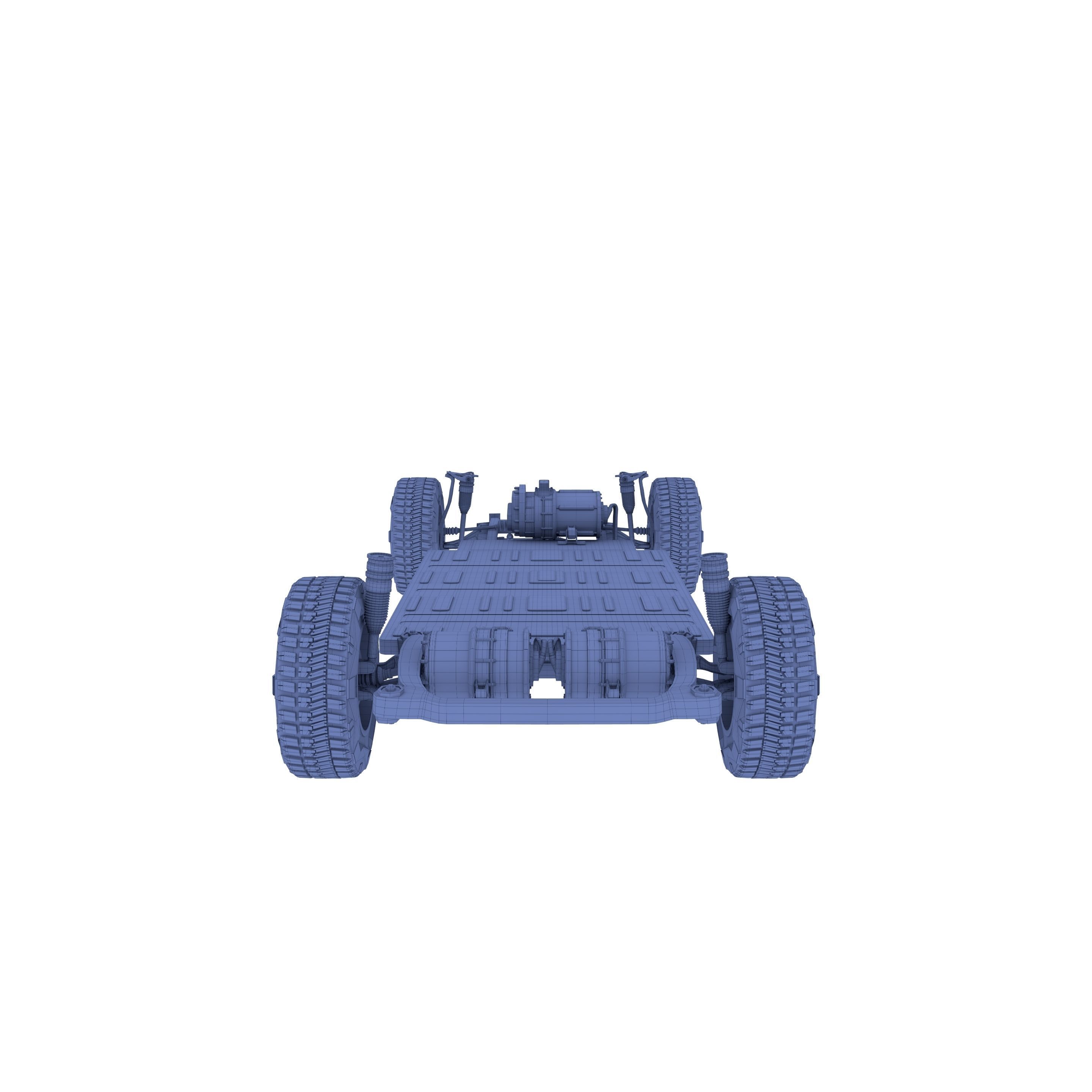 Tesla Cybertruck Chassis 3D model_18