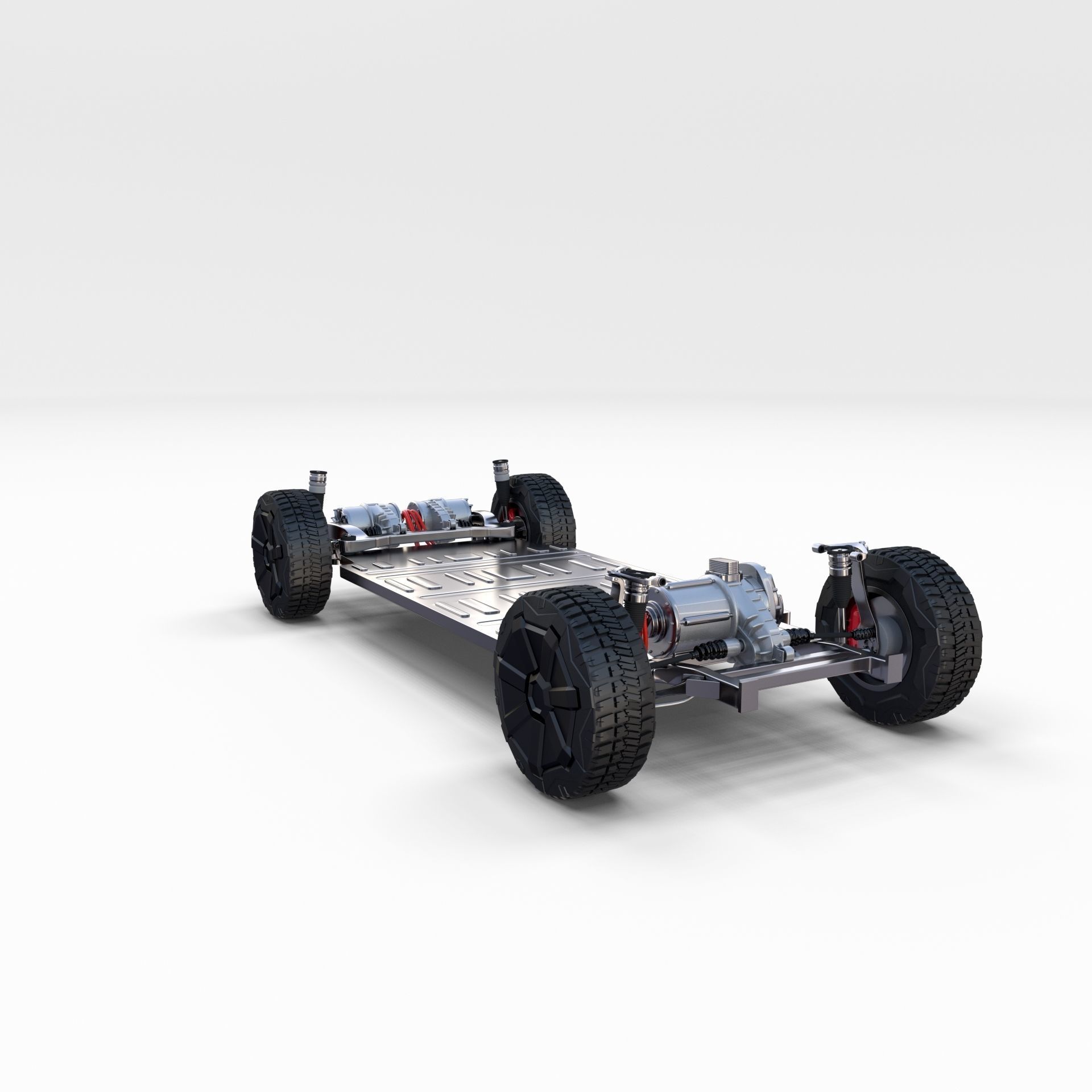 Tesla Cybertruck Chassis 3D model_5