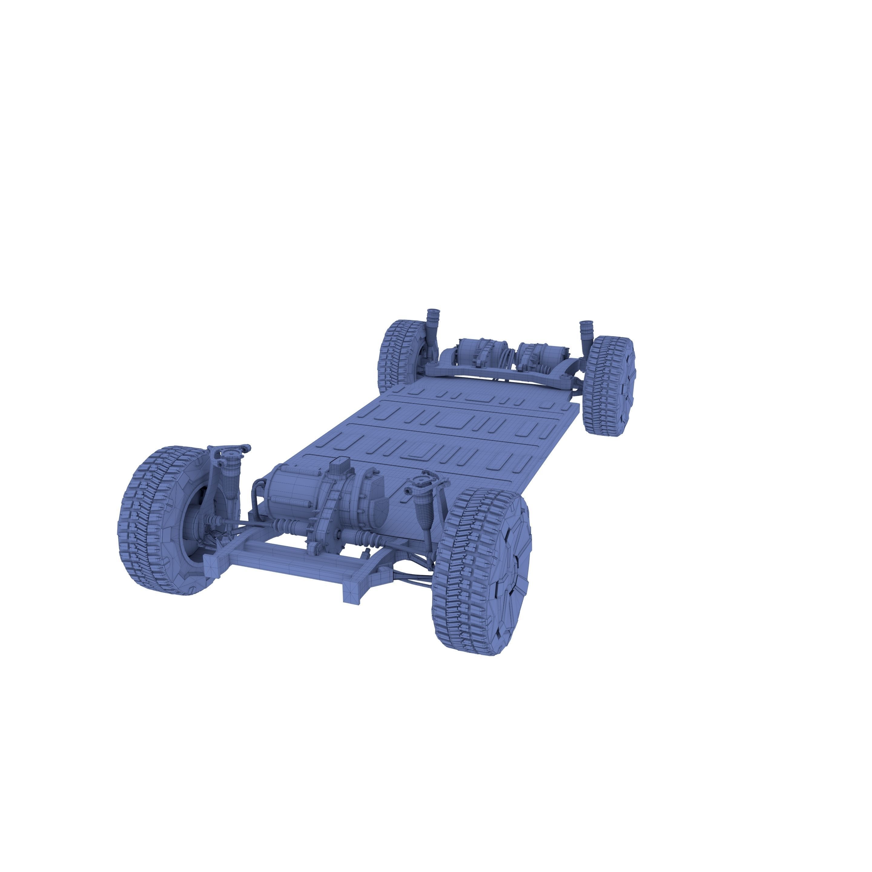 Tesla Cybertruck Chassis 3D model_19