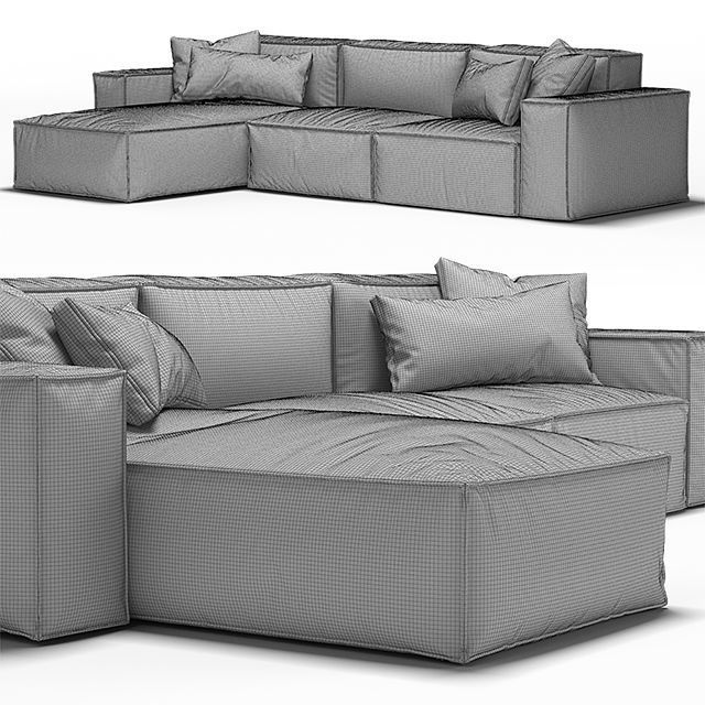 Roveconcepts Porter Sectional Sofa 3D model_1