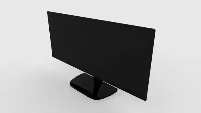 Ultrawide Black Monitor