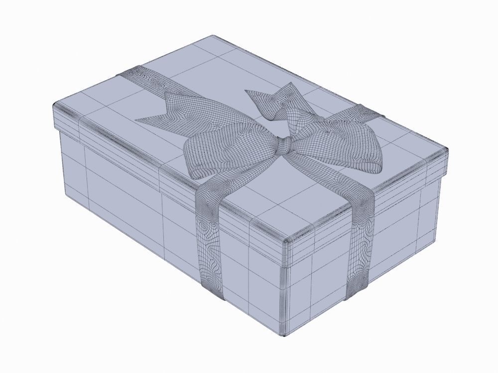 Gift boxes with bows part 2 3D model_3