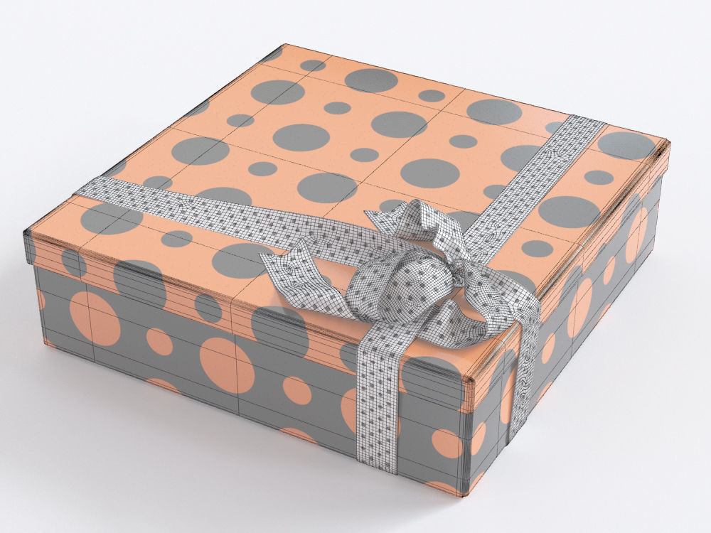 Gift boxes with bows part 2 3D model_23