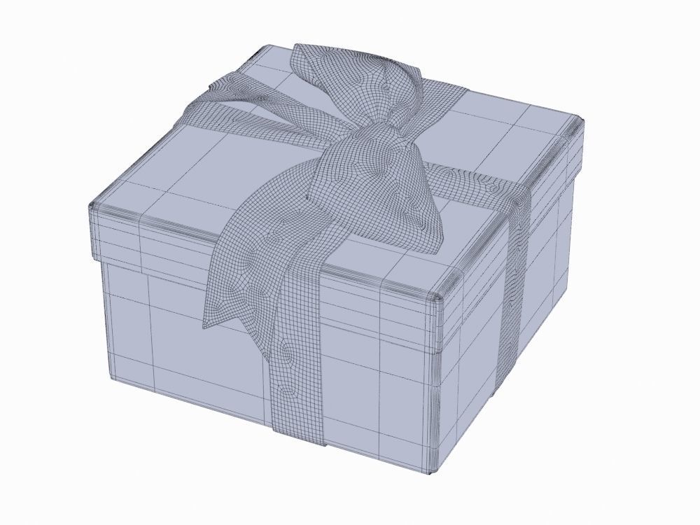 Gift boxes with bows part 2 3D model_15