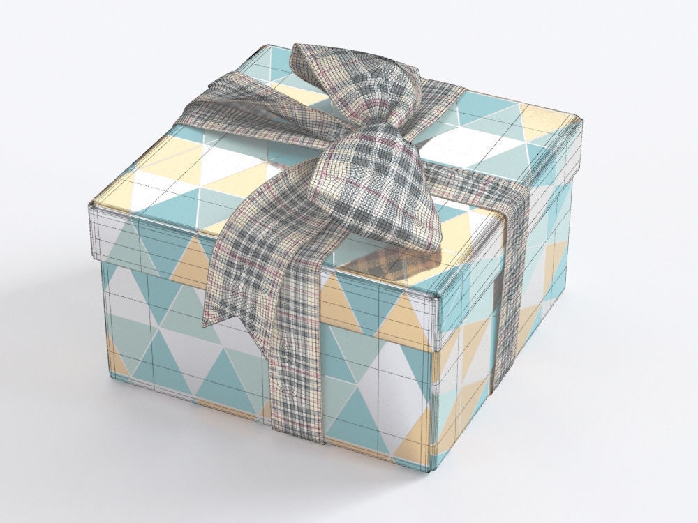 Gift boxes with bows part 2 3D model_14