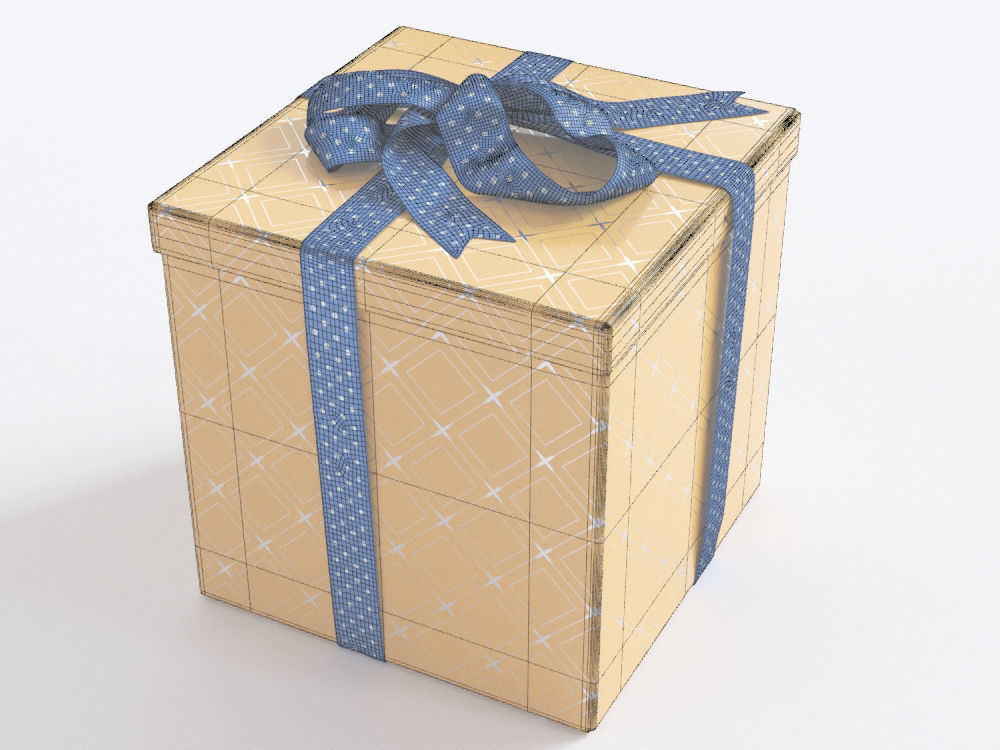 Gift boxes with bows part 2 3D model_17