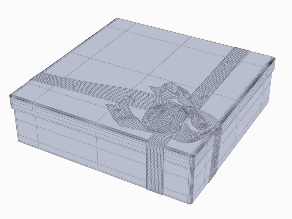 Gift boxes with bows part 2 3D model_24
