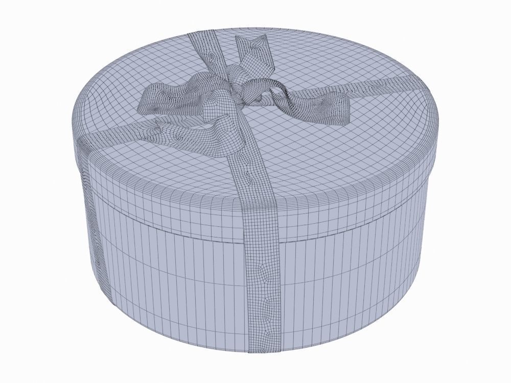 Gift boxes with bows part 2 3D model_6