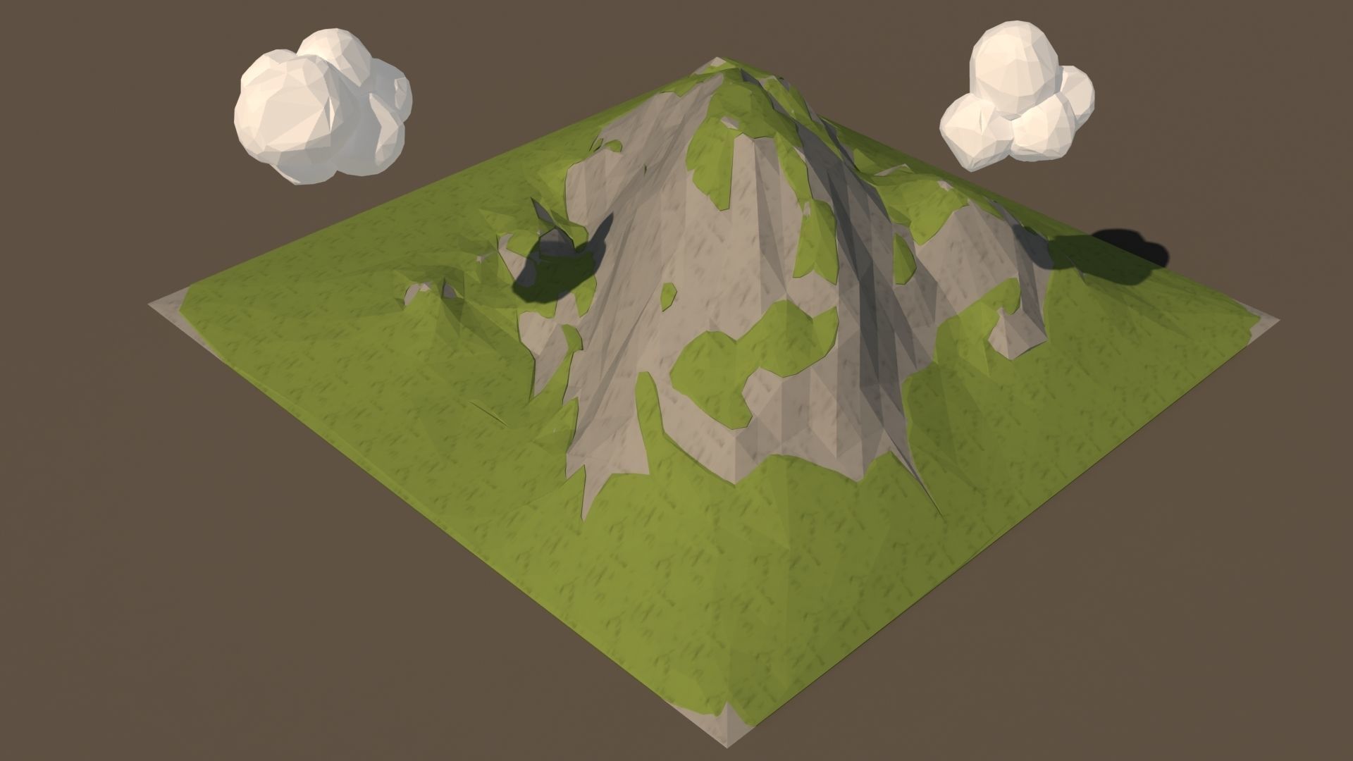 polygon nature blocks and items for RPG Adventure games Low-poly 3D model_14