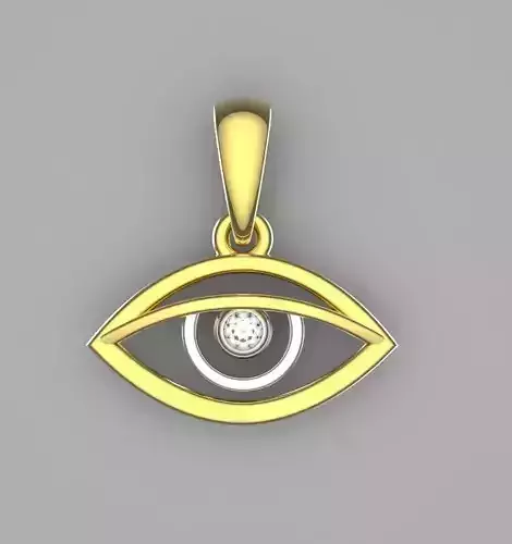 eye pendant 3D print model