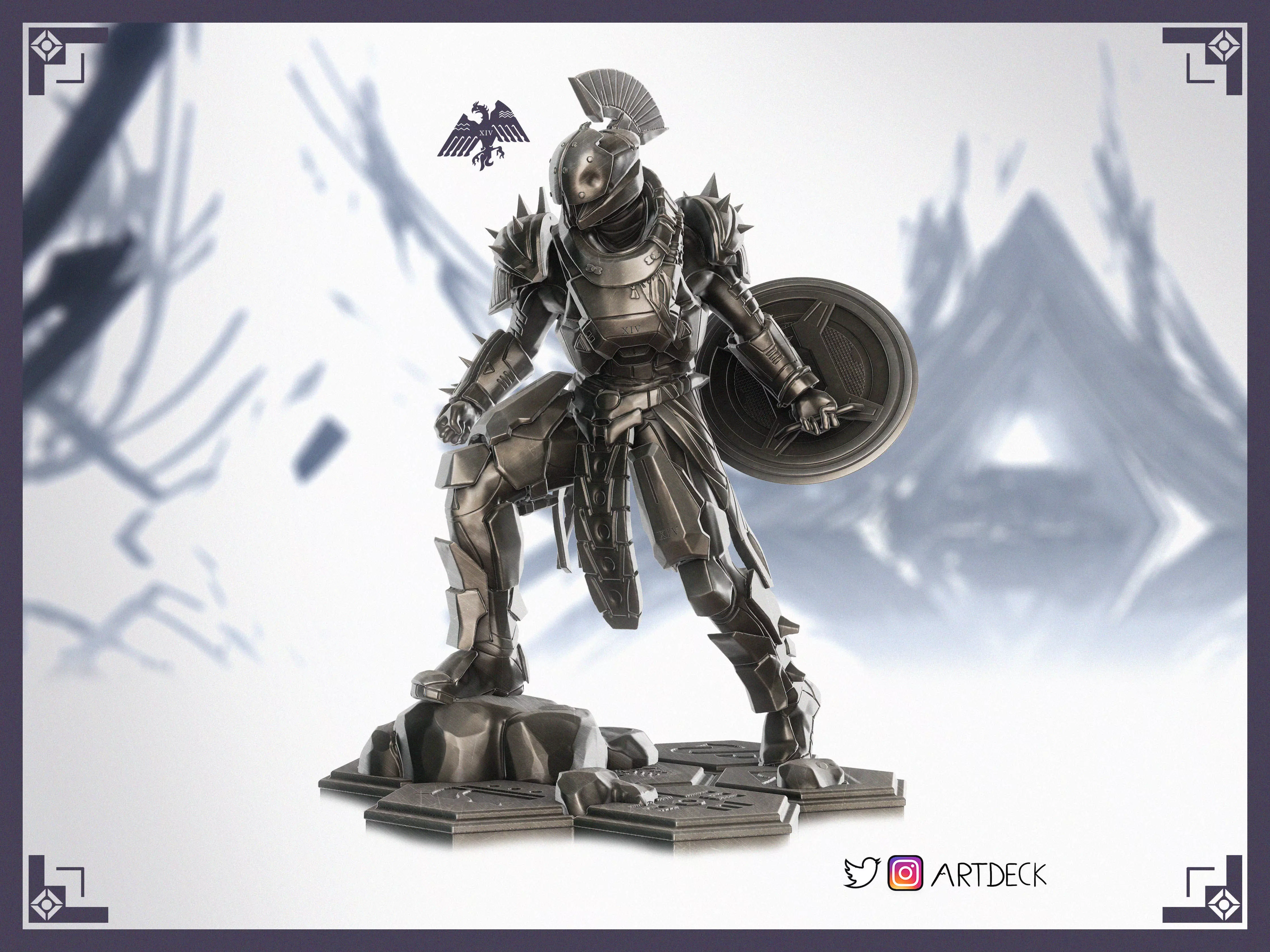 Saint 14 Corridors of Time Figurine Free 3D print model_0