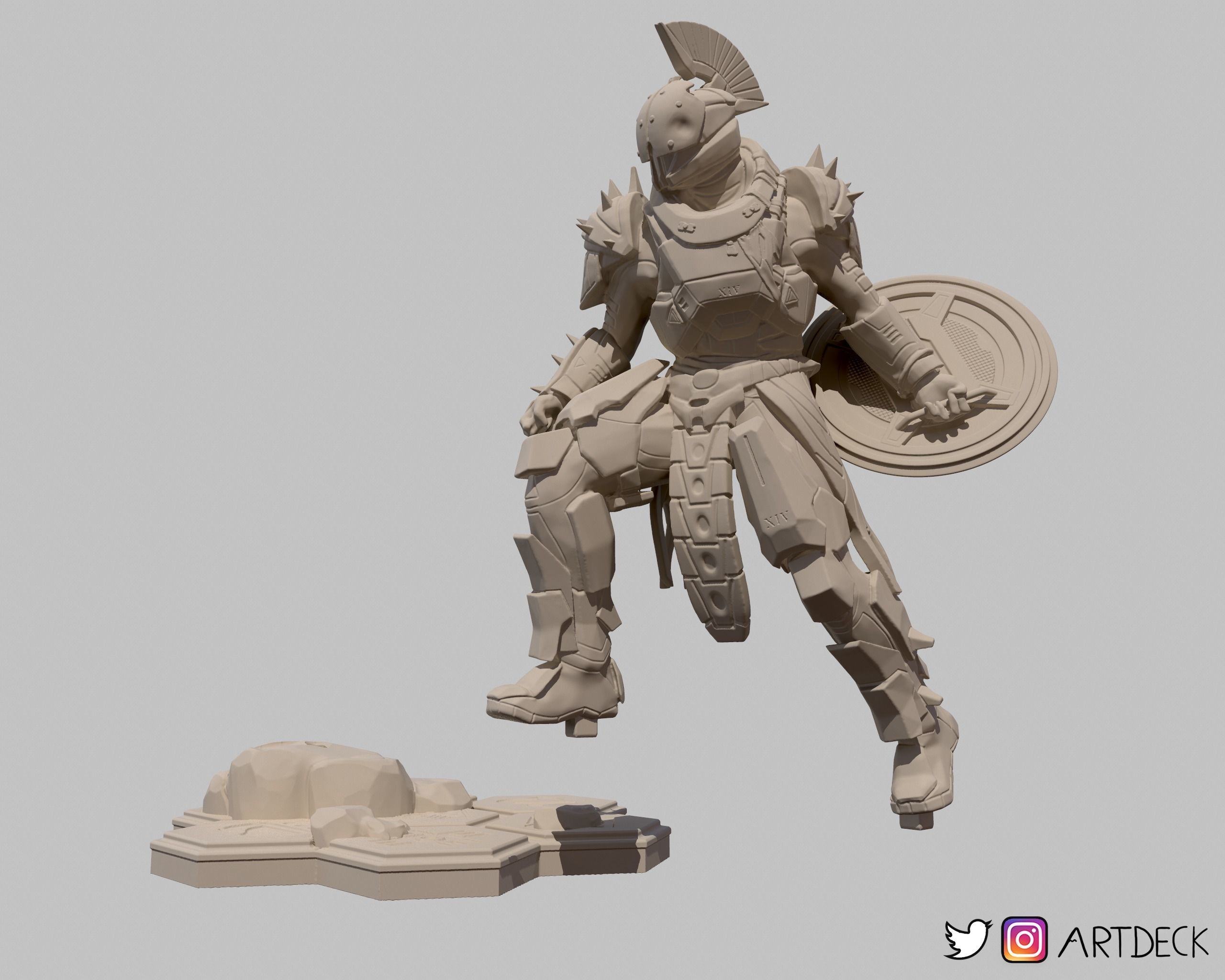 Saint 14 Corridors of Time Figurine Free 3D print model_5