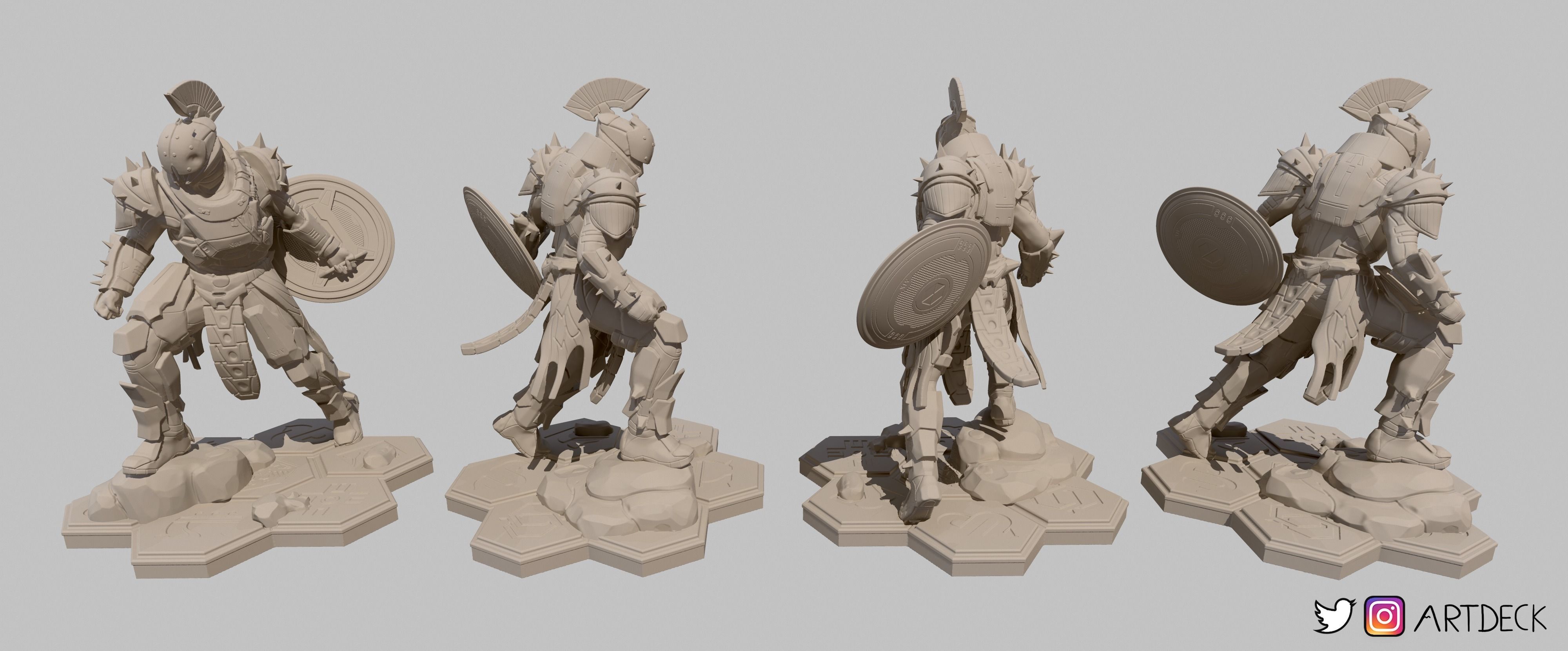 Saint 14 Corridors of Time Figurine Free 3D print model_2