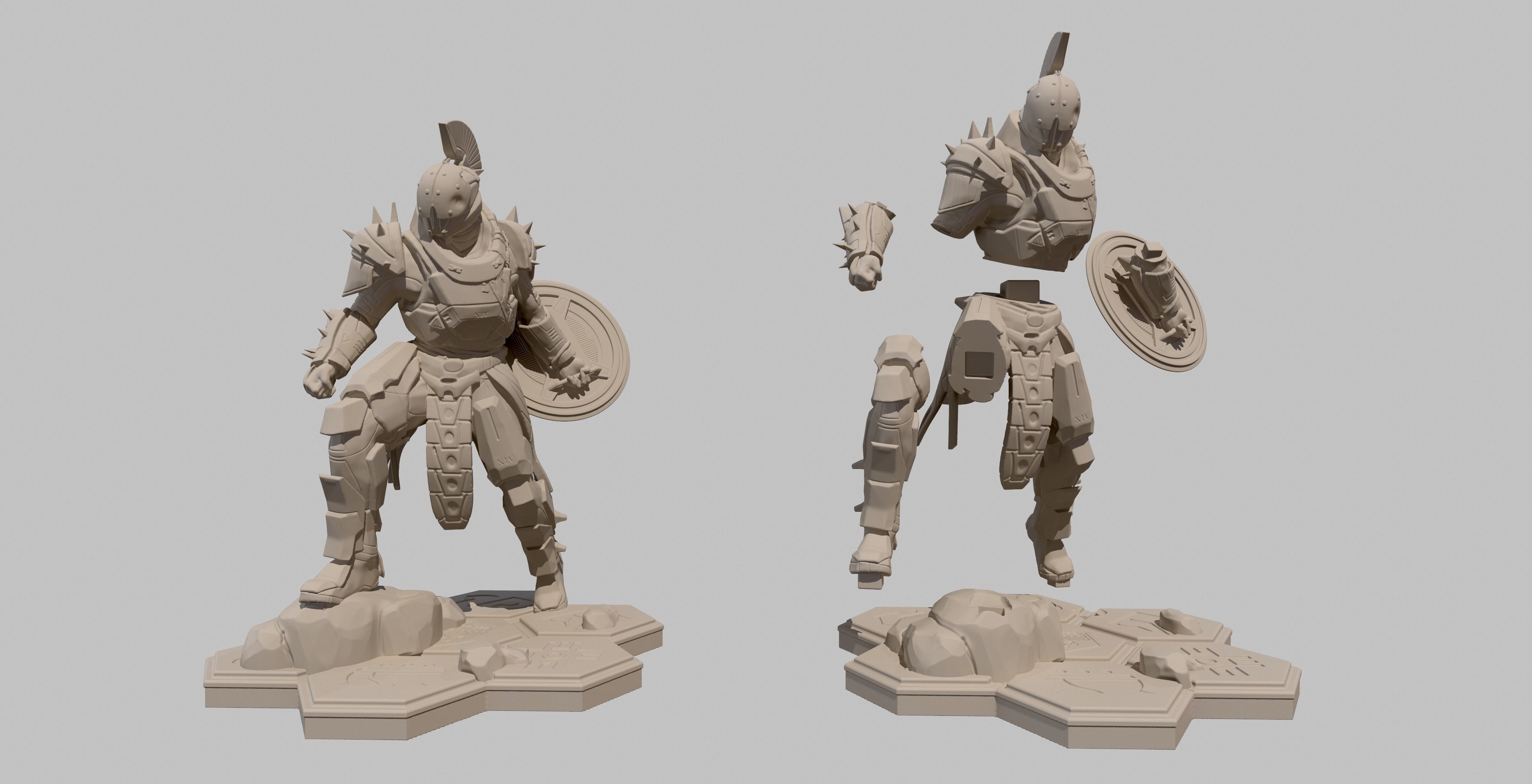 Saint 14 Corridors of Time Figurine Free 3D print model_6