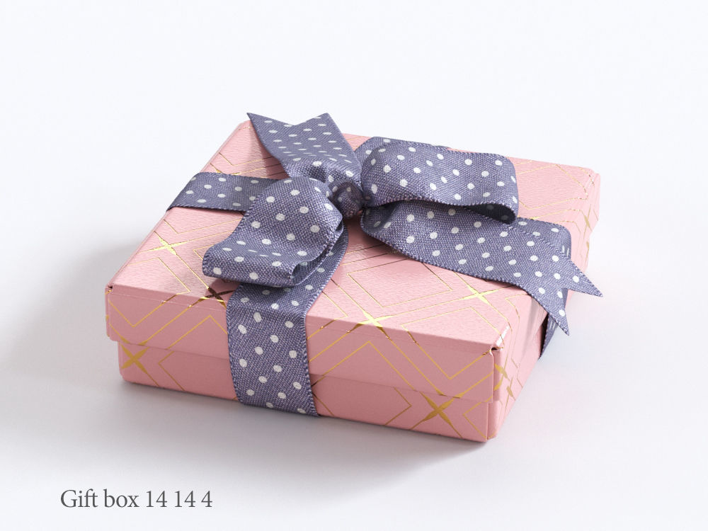 25 unique gift boxes with ribbons 3D Model Collection_20