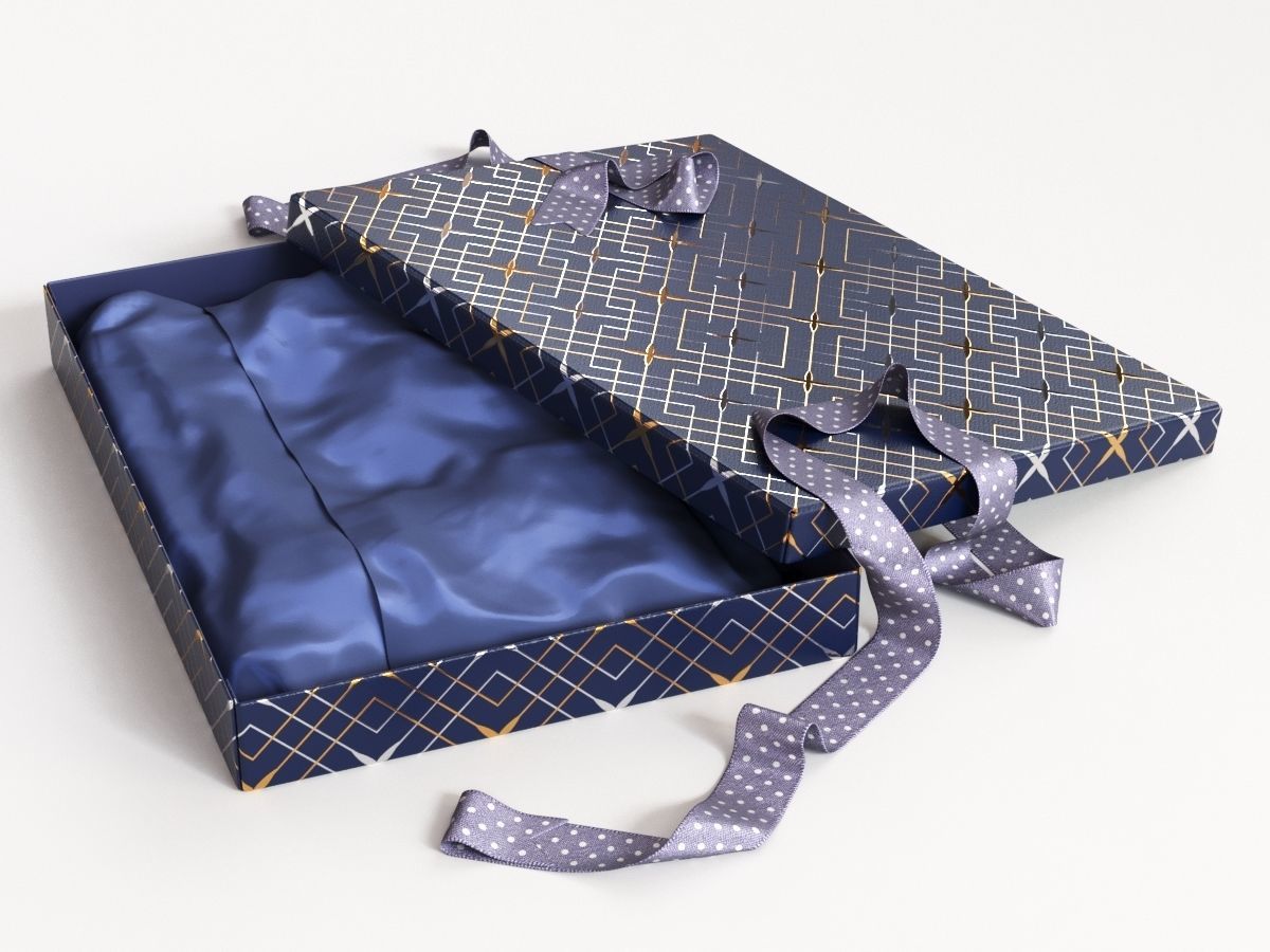 25 unique gift boxes with ribbons 3D Model Collection_6