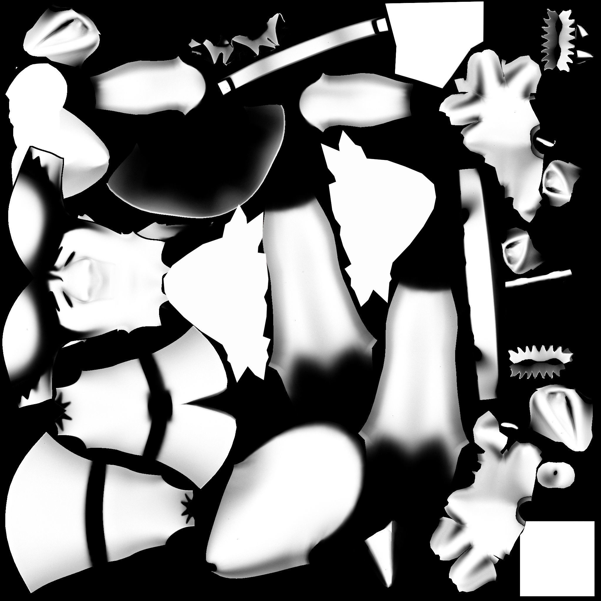 Elf Character Low-poly 3D model_12