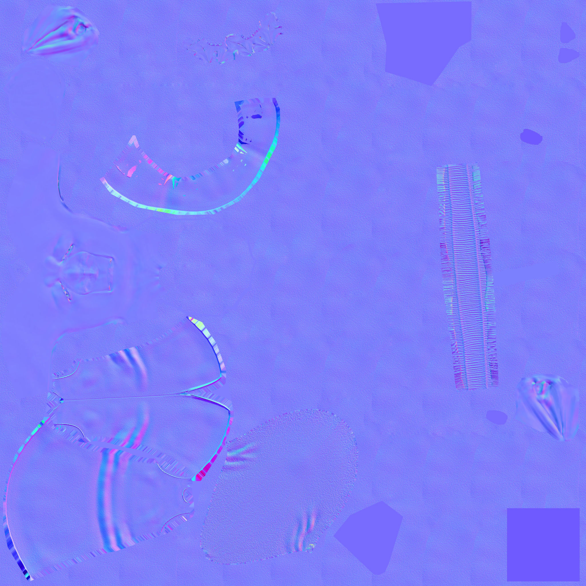 Elf Character Low-poly 3D model_10