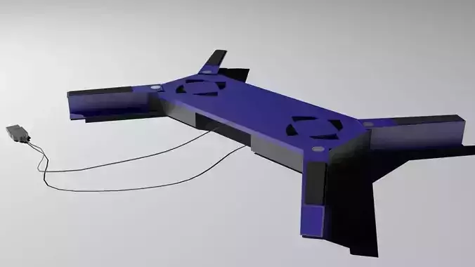 Cheap laptop cooling fan Free 3D model