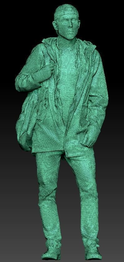 Bundle Stylish men street style 05 Low-poly 3D model_10