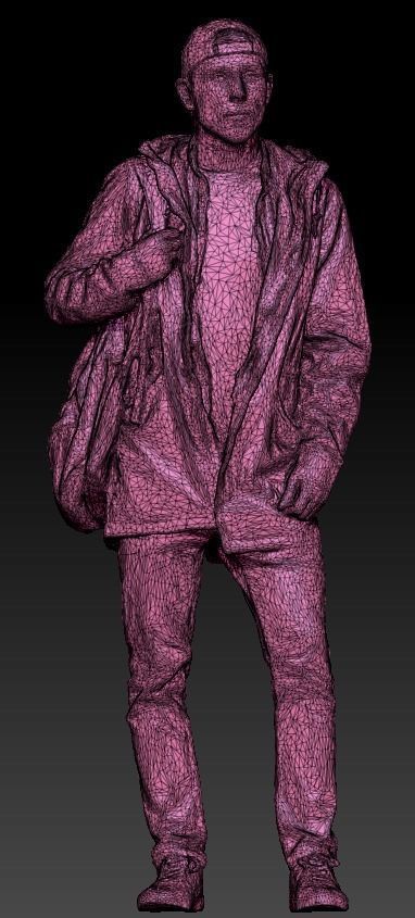 Bundle Stylish men street style 05 Low-poly 3D model_8