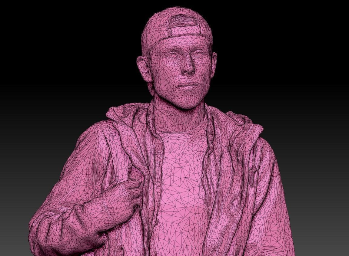 Bundle Stylish men street style 05 Low-poly 3D model_7
