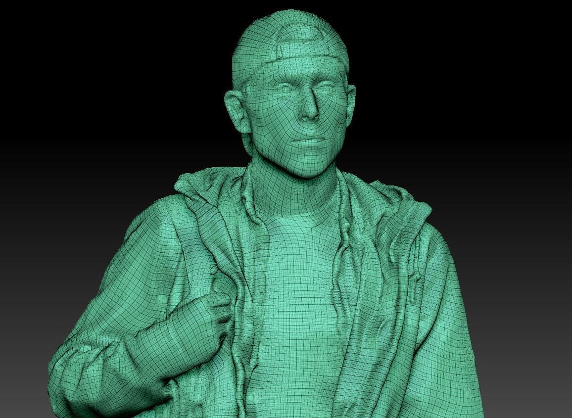 Bundle Stylish men street style 05 Low-poly 3D model_9