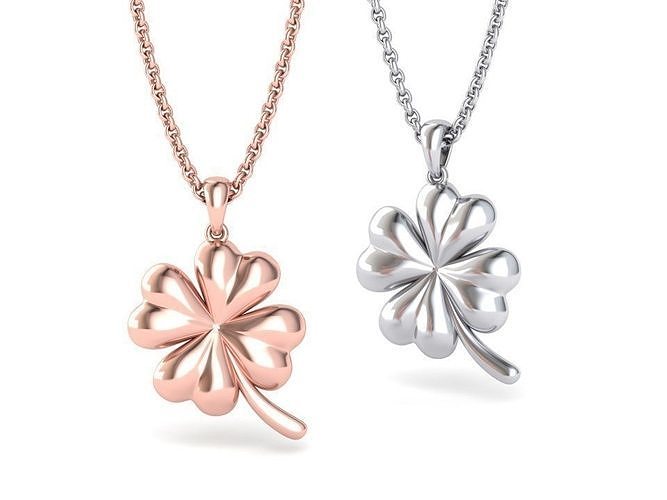Clover Pendant printable 3dmodel 3D print model