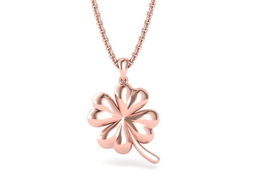 Clover Pendant printable 3dmodel 3D print model_2