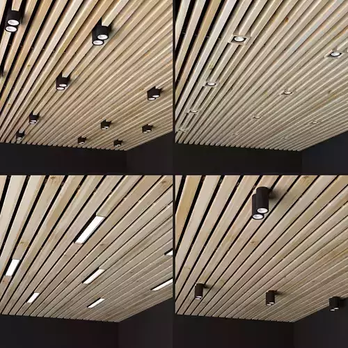 Wooden ceiling