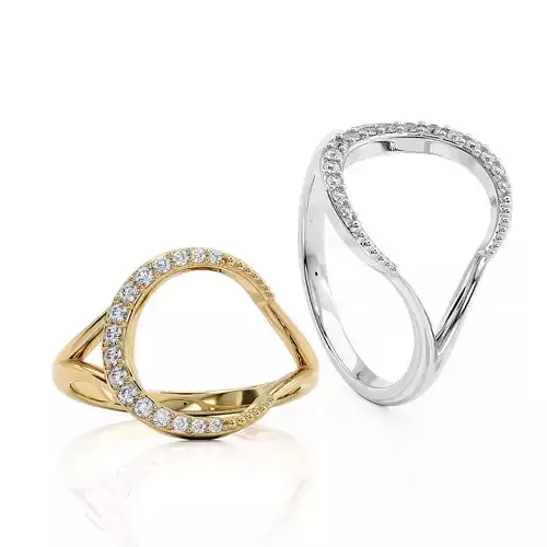 Jewelry Moon ring 3D printable model