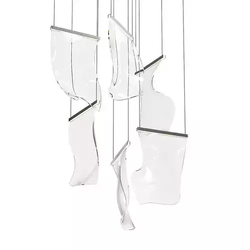 Untitled hanging sculpture made of paper