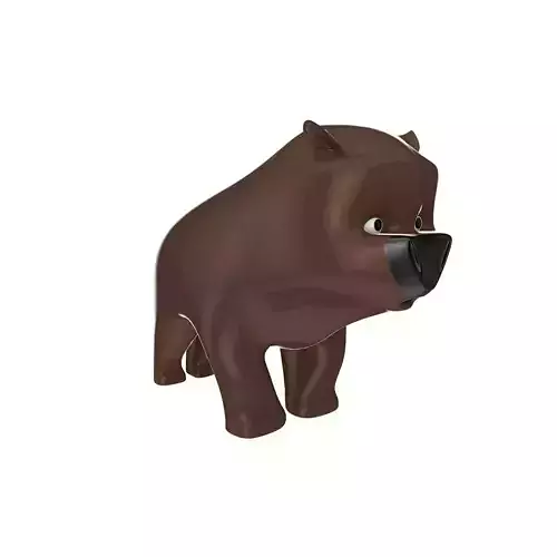 Bear Toy Free low-poly 3D model