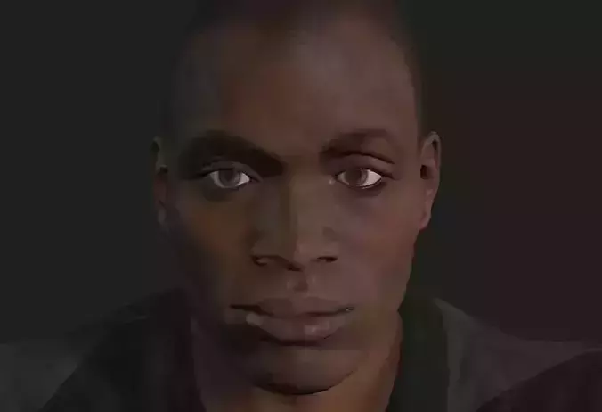 black male 3dmodel