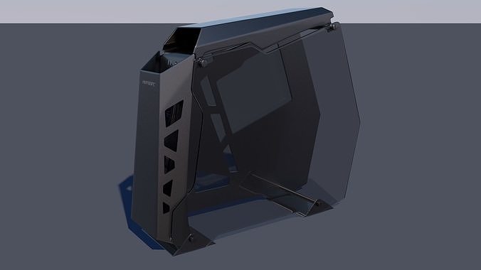 PC computer Cougar conquer Low-poly 3D model